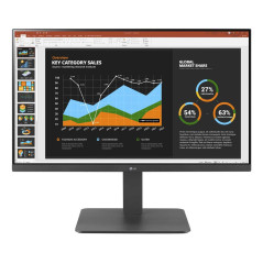 LG 24BR650B Monitor PC 60,5 cm (23.8") 1920 x 1080 Pixel Full HD LED Grigio