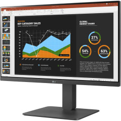LG 24BR650B Monitor PC 60,5 cm (23.8") 1920 x 1080 Pixel Full HD LED Grigio