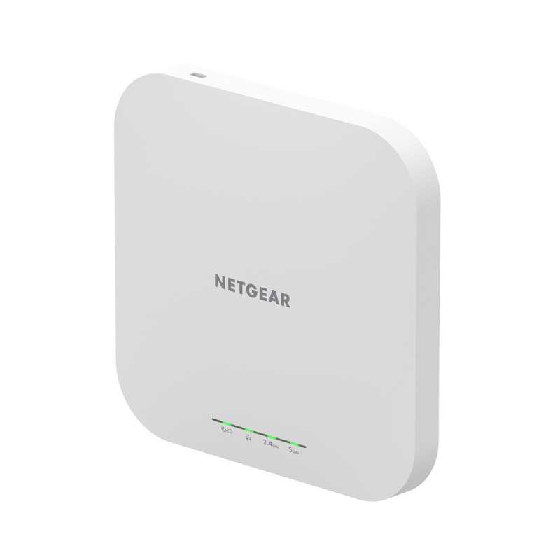 NETGEAR Insight Cloud Managed WiFi 6 AX1800 Dual Band Access Point (WAX610) 1800 Mbit/s Bianco Supporto Power over WAX610-100EUS NETGEAR Insight Cloud Managed WiFi 6 AX1800 Dual Band Access Point (WAX610) 1800 Mbit/s Bianco Supporto Power over WAX610-100EUS