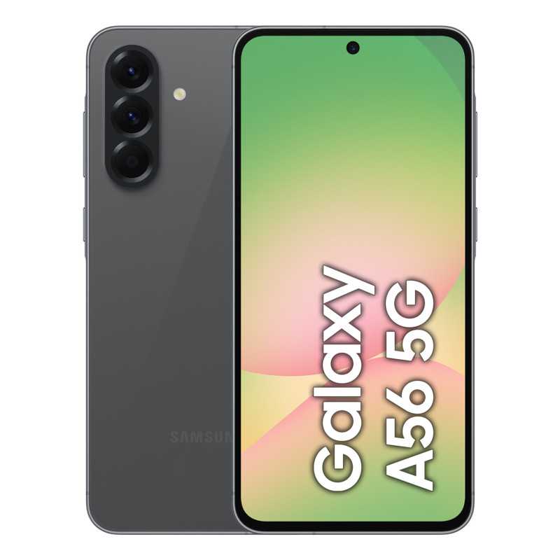 Samsung Galaxy A56 5G SM-A566BZKCEUE, Smartphone con Funzioni intelligenti, Display Super AMOLED 6.7”, 8GB RAM, 256GB, Camera 50