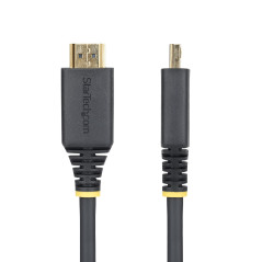 StarTech.com Cavo HDMI 2.0 ad Alta Velocità da 90cm con Connettori a Scatto, 4K 60Hz 1440p 144Hz, HDR10 HDCP 2.2 ARC, 18Gbps.