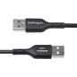 StarTech.com Cavo di Ricarica USB2AC2MNC USB-A a USB-C da 2m - Cavetto di Carica Rapida USB-A a Type-C da 3A, Cavo per Trasferim