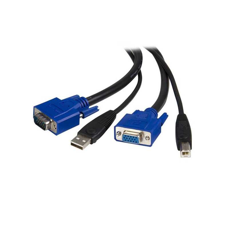 StarTech.com SVUSB2N1_10 Cavo KVM Universale USB 2 in 1 da 3m StarTech.com SVUSB2N1_10 Cavo KVM Universale USB 2 in 1 da 3m