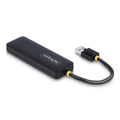 StarTech.com Hub USB-A a 4 porte, 5 Gbps, alimentato via bus, mini hub USB da viaggio portatile, splitter USB 3.0 multiporta,