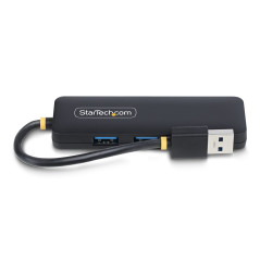 StarTech.com Hub USB-A a 4 porte, 5 Gbps, alimentato via bus, mini hub USB da viaggio portatile, splitter USB 3.0 multiporta,