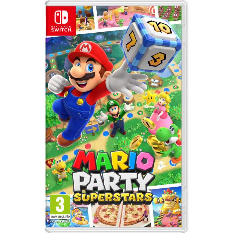 Nintendo Mario Party Superstars Standard Cinese semplificato, Cinese tradizionale, Tedesca, DUT, Inglese, ESP, Francese, ITA,