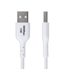 StarTech.com Cavo di ricarica da USB-A a USB-C da 1 m, carica e sincronizzazione, 3A, USB 2.0, rivestimento in TPE - Cavo di