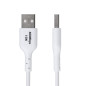 StarTech.com USB2AC1MNCWHE Cavo di ricarica da USB-A a USB-C da 1 m, carica e sincronizzazione, 3A, USB 2.0, rivestimento in TPE