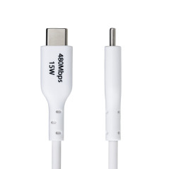 StarTech.com Cavo di ricarica da USB-A a USB-C da 1 m, carica e sincronizzazione, 3A, USB 2.0, rivestimento in TPE - Cavo di