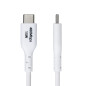 StarTech.com USB2AC1MNCWHE Cavo di ricarica da USB-A a USB-C da 1 m, carica e sincronizzazione, 3A, USB 2.0, rivestimento in TPE