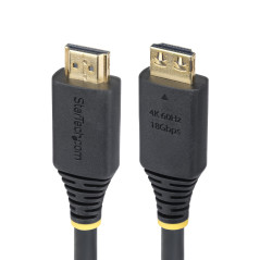 StarTech.com Cavo HDMI 2.0 ad Alta Velocità da 1,8m con Connettori a Scatto, 4K 60Hz 1440p 144Hz, HDR10 HDCP 2.2 ARC, 18Gbps.