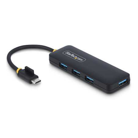 StarTech.com H5C4A-USB-HUB USB-C a 4 porte, 5 Gbps, alimentato via bus, mini hub USB da viaggio/portatile, splitter USB 3.0