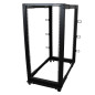 StarTech.com Server Rack a 4 Montanti 25U Open Frame, Armadio Rack di Rete 19" con Ruote, piedini di livellamento/m 4POSTRACK25U
