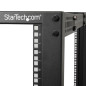 StarTech.com Server Rack a 4 Montanti 25U Open Frame, Armadio Rack di Rete 19" con Ruote, piedini di livellamento/m 4POSTRACK25U