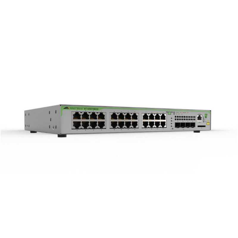 Allied Telesis AT-GS970M/18PS-50 Gestito L3 Gigabit Ethernet (10/100/1000) 1U Grigio Allied Telesis AT-GS970M/18PS-50 Gestito L3 Gigabit Ethernet (10/100/1000) 1U Grigio