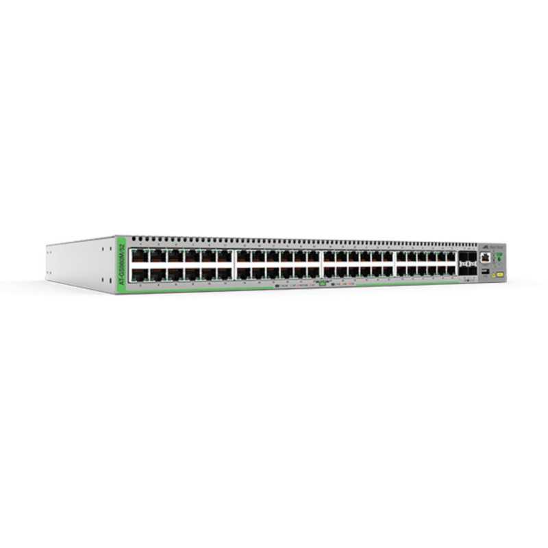 Allied Telesis AT-GS980M/52-50 Gestito Gigabit Ethernet (10/100/1000) Grigio Allied Telesis AT-GS980M/52-50 Gestito Gigabit Ethernet (10/100/1000) Grigio