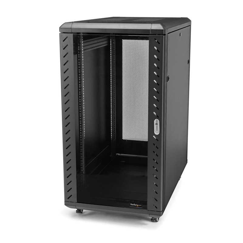 StarTech.com Armadio Server Rack 18U - Include ruote e piedini di livellamento - Profondità fino a 32" (81,2cm) RK1836BKF StarTech.com Armadio Server Rack 18U - Include ruote e piedini di livellamento - Profondità fino a 32" (81,2cm) RK1836BKF
