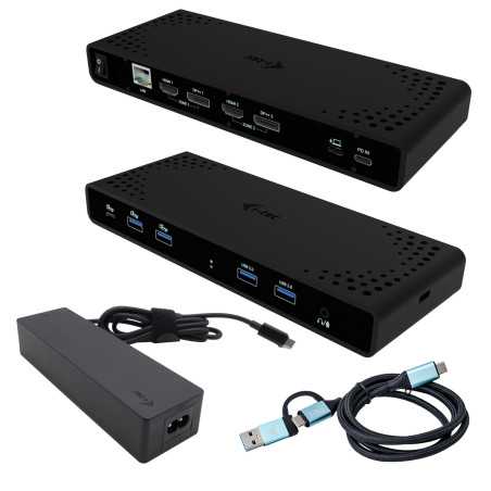 i-tec Universal Dual 4K Display Docking Station + Power Delivery 85W CADUA4KDOCKPDB100