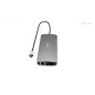 i-tec Metal USB-C Nano 3x Display Dock, 2x HDMI 1x USB-C video with Power Delivery 140W + Universal Charger 140 W