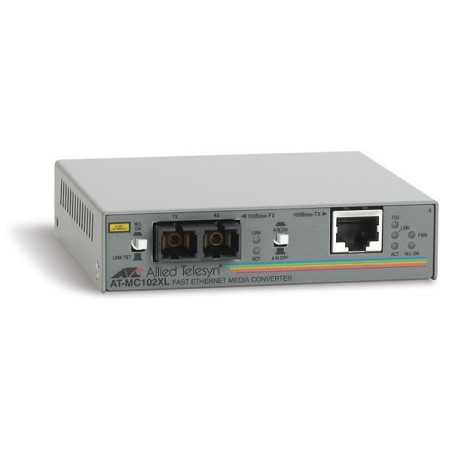 Allied Telesis AT-MC102XL convertitore multimediale di rete 100 Mbit/s AT-MC102XL-60