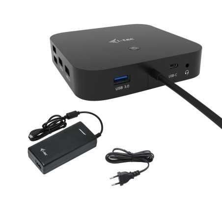 i-tec USB-C HDMI DP Docking Station with Power Delivery 100 W + Universal Charger 100 W C31HDMIDPDOCKPD100