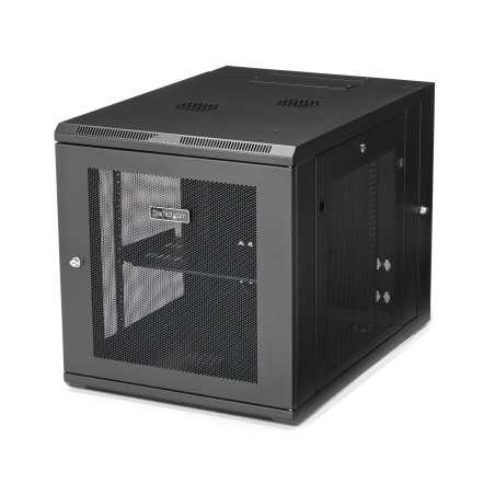 StarTech.com Armadio per Server Rack Montabile a Parete 12U - Armadio a Cerniera fino a 32" (81cm) di profondità RK1232WALHM