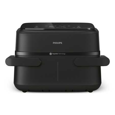 Philips Serie 1000 Airfryer con cestello flexi/doppio, friggitrice ad aria da 7.1L, 10 metodi di cottura, App per ricette