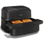 Philips Serie 1000 Airfryer con cestello flexi/doppio, friggitrice ad aria da 7.1L, 10 metodi di cottura, App per ricette
