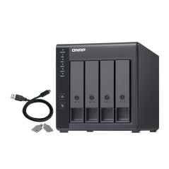 QNAP TR-004 contenitore di unità di archiviazione Box esterno HDD SSD Nero 2.5 3.5"