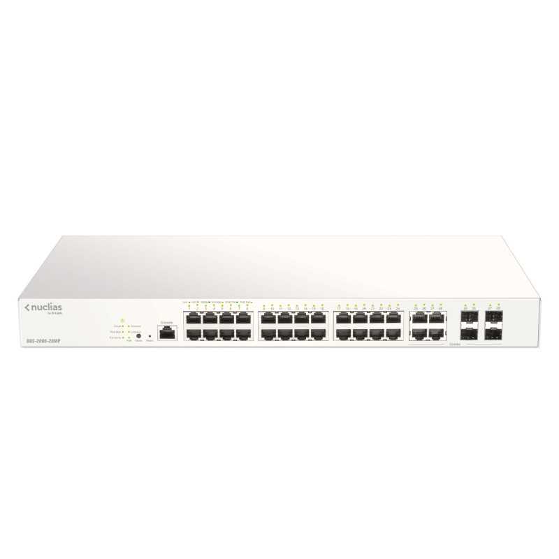 D-Link DBS-2000-28MP/E switch di rete Gestito L2 Gigabit Ethernet (10/100/1000) Supporto Power over Ethernet (PoE) Grigio