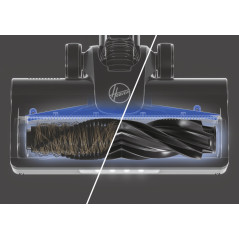 Hoover HF1P10HX 011 Aspirapolvere elettrica Batteria Secco Schiuma Senza sacchetto 0,7 L 165 W Magenta 2,2 Ah