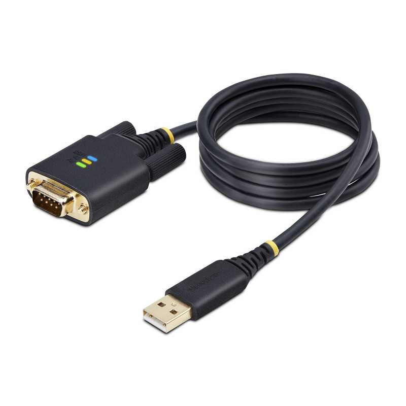 StarTech.com 1P3FFCB-USB-SERIAL Cavo da USB a seriale 1m, Ritenzione COM, Viti/dadi intercambiabili, Adattatore USB-A a DB9 RS23 StarTech.com 1P3FFCB-USB-SERIAL Cavo da USB a seriale 1m, Ritenzione COM, Viti/dadi intercambiabili, Adattatore USB-A a DB9 RS23