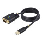StarTech.com 1P3FFCB-USB-SERIAL Cavo da USB a seriale 1m, Ritenzione COM, Viti/dadi intercambiabili, Adattatore USB-A a DB9 RS23 StarTech.com 1P3FFCB-USB-SERIAL Cavo da USB a seriale 1m, Ritenzione COM, Viti/dadi intercambiabili, Adattatore USB-A a DB9 RS23