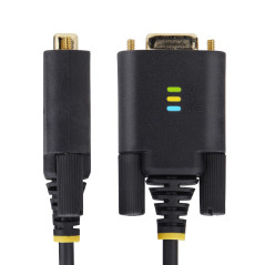 StarTech.com Cavo da USB a seriale 1m, Ritenzione COM, Viti dadi intercambiabili, Adattatore USB-A a DB9 RS232 Protezione ESD,