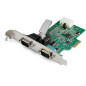 StarTech.com Scheda Seriale PCI Express con 2 Porte - Controller PCIe RS232 - 16950 UART - Scheda Seriale di Espansione PEX2S953