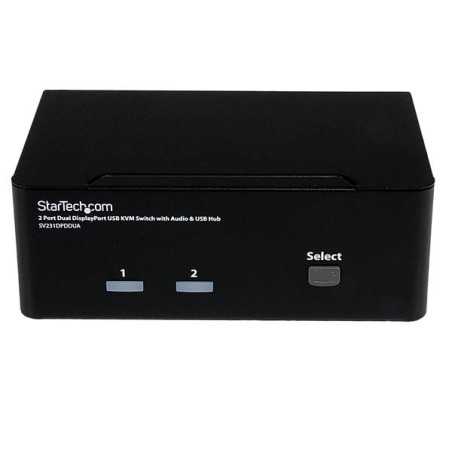 StarTech.com Switch KVM USB doppio DisplayPort 2 porte con audio e hub USB 2.0 SV231DPDDUA