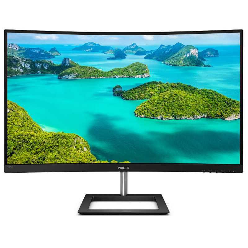 Philips E Line 325E1C/00 Monitor PC 80 cm (31.5") 2560 x 1440 Pixel Quad HD LCD Nero