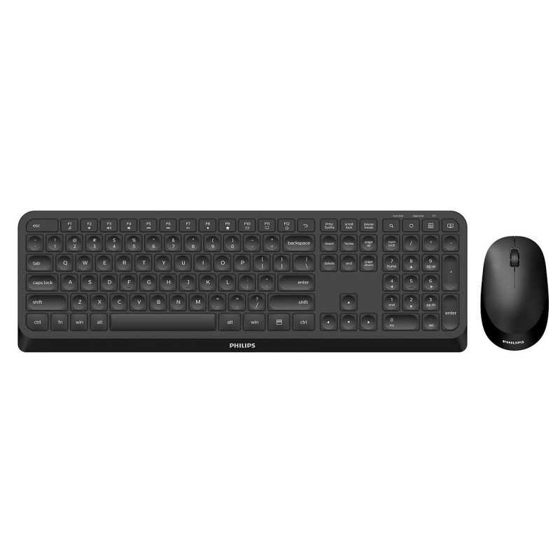 Philips 3000 series SPT6307B/34 tastiera Mouse incluso Casa RF Wireless Inglese US Nero Philips 3000 series SPT6307B/34 tastiera Mouse incluso Casa RF Wireless Inglese US Nero