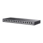 TP-Link Omada SG2016P switch di rete Gestito L2/L2+ Gigabit Ethernet (10/100/1000) Supporto Power over Ethernet (PoE) Nero TP-Link Omada SG2016P switch di rete Gestito L2/L2+ Gigabit Ethernet (10/100/1000) Supporto Power over Ethernet (PoE) Nero