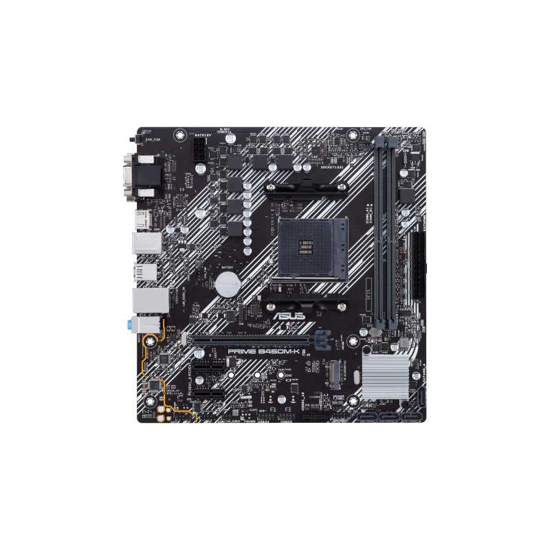ASUS Prime B450M-K II AMD B450 Socket AM4 micro ATX ASUS Prime B450M-K II AMD B450 Socket AM4 micro ATX
