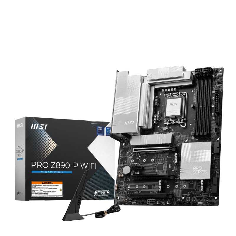 MSI PRO Z890-P WIFI scheda madre Intel Z890 LGA 1851 (Socket V1) ATX MSI PRO Z890-P WIFI scheda madre Intel Z890 LGA 1851 (Socket V1) ATX