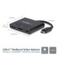 StarTech.com Adattatore multifunzione USB-C a HDMI 4K con fornitura di alimentazione e porta USB-A