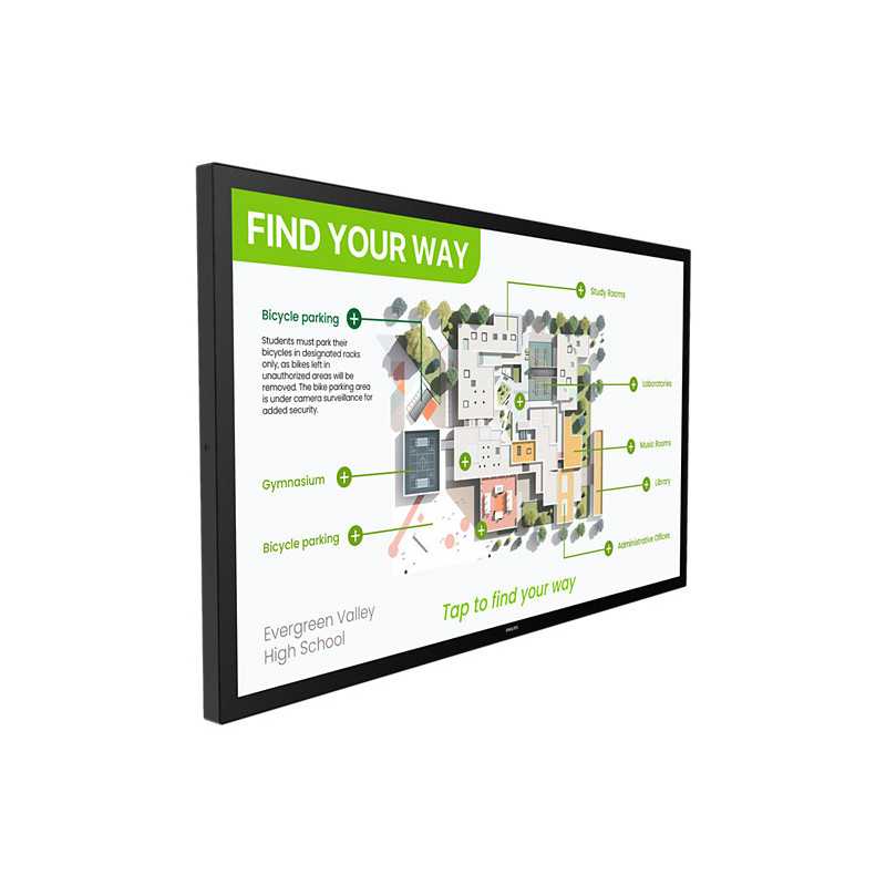 Philips 3000 series 55BDL3751T/00 visualizzatore di messaggi Pannello piatto interattivo 138,4 cm (54.5") LCD Wi-Fi 450 cd/m² Philips 3000 series 55BDL3751T/00 visualizzatore di messaggi Pannello piatto interattivo 138,4 cm (54.5") LCD Wi-Fi 450 cd/m²