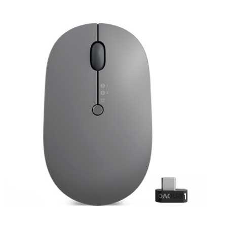 Lenovo Go Multi-Device mouse Ufficio Ambidestro RF senza fili + Bluetooth Ottico 2400 DPI 4Y51C21217