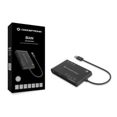 Conceptronic BIAN01B lettore di card readers Interno USB 3.2 Gen 1 (3.1 Gen 1) Nero