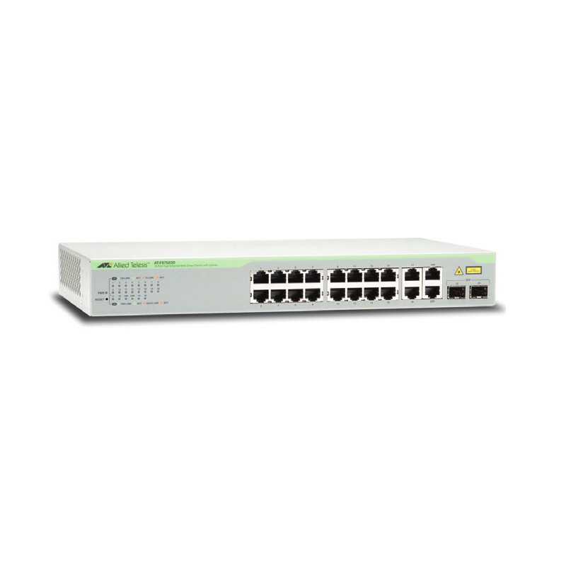 Allied Telesis AT-FS750/20-50 Gestito Fast Ethernet (10/100) 1U Grigio Allied Telesis AT-FS750/20-50 Gestito Fast Ethernet (10/100) 1U Grigio