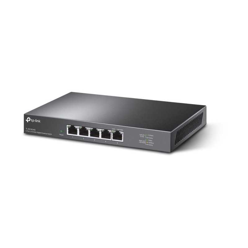 TP-Link TL-SG105-M2 switch di rete Non gestito 2.5G Ethernet (100/1000/2500) Nero TP-Link TL-SG105-M2 switch di rete Non gestito 2.5G Ethernet (100/1000/2500) Nero
