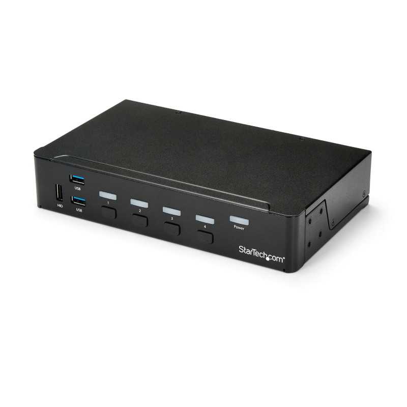 StarTech.com SV431HDU3A2 Switch Commutatore KVM a 4 Porte HDMI con Hub USB 3.0 - 1080p