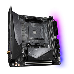 GIGABYTE B550I AORUS PRO AX Scheda madre - CPU AMD Ryzen 5000, VRM a 8 fasi, fino a 5300 MHz DDR4, 1xPCIe 4.0 + 1xPCIe 3.0 M.2,