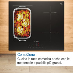 Bosch Serie 6 PVS845HB1E Piano cottura a induzione 80 cm Nero, con profili